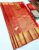 Small Flower Design Kanjivaram Pure Wedding Silk Saree Red Color w/ Blouse