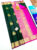 Trendy Design Pure Kanjivaram Fancy Silk Saree DarkGreen w/ Rose Color
