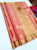 New Trendy Design Pure Kanjivaram Fancy Silk Saree Peach Color w/ Blouse