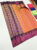 Purple and Orange Plain Mphoss Saree Art Silk w/ Blouse